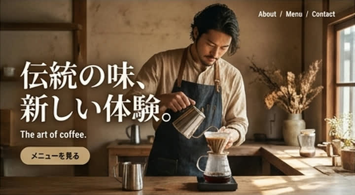 コーヒー専門店のデザイン